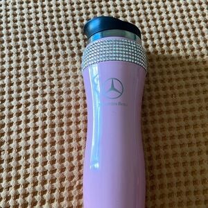 Pink bling Mercedes Benz hot tumbler